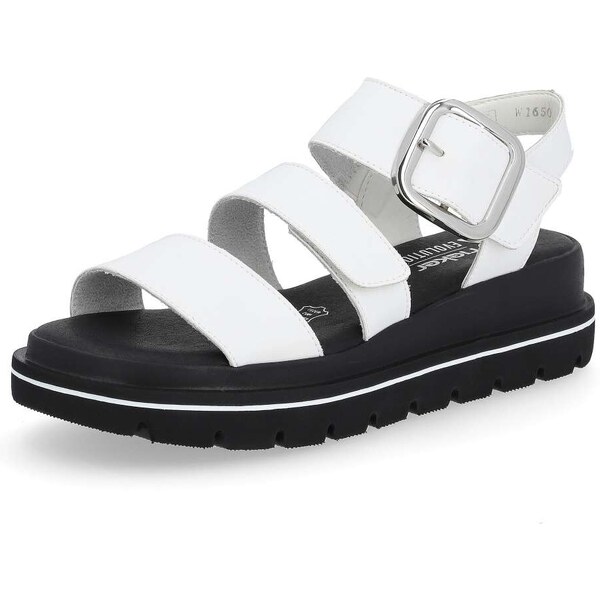 Dámske sandále RIEKER REVOLUTION W1650-80 biela S4 55234261