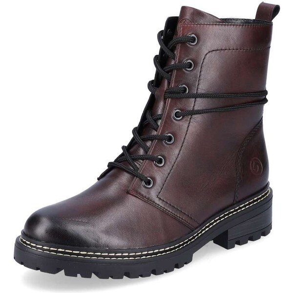 RIEKER Dámska členková obuv REMONTE D0B75-35 červená W4 47931875