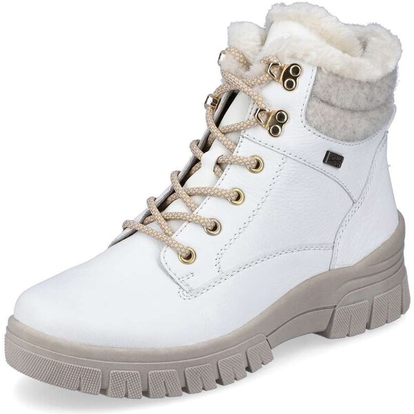 RIEKER Dámska členková obuv REMONTE D0E71-80 biela W4 36259523