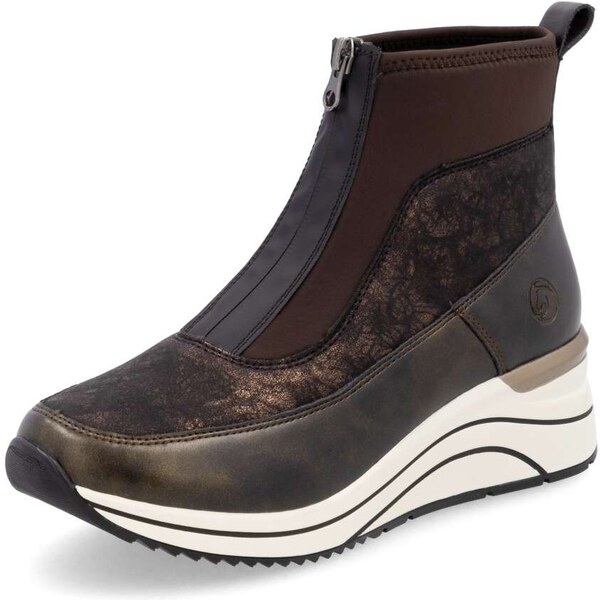 RIEKER Dámska členková obuv REMONTE D0T71-25 hnedá W4 55294029