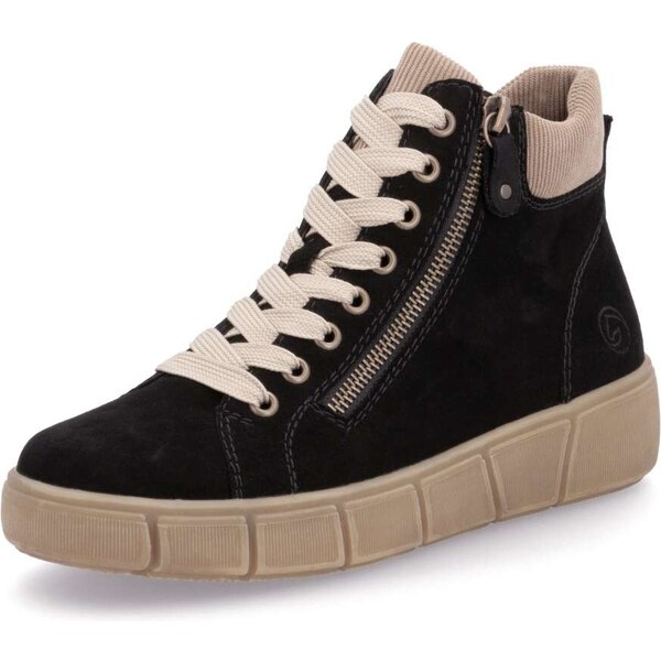 RIEKER Dámska členková obuv REMONTE D1T70-03 čierna W4 55294052