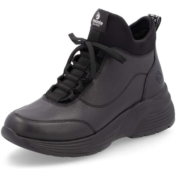 RIEKER Dámska členková obuv REMONTE D6679-02 čierna W5 33132250