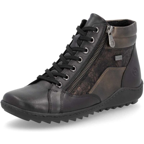 RIEKER Dámska členková obuv REMONTE R1458-03 čierna W5 55294089