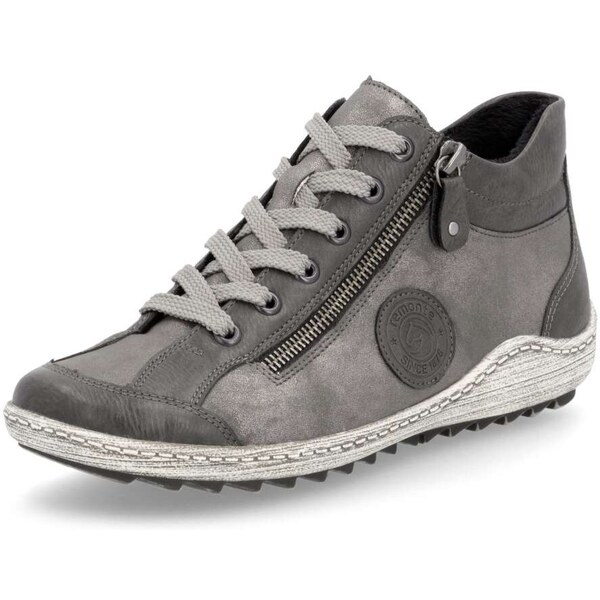 RIEKER Dámska členková obuv REMONTE R1477-42 sivá W5 55294093