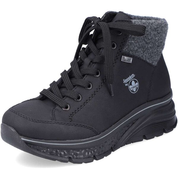 Dámska členková obuv RIEKER 48043-00 čierna W4 34998481