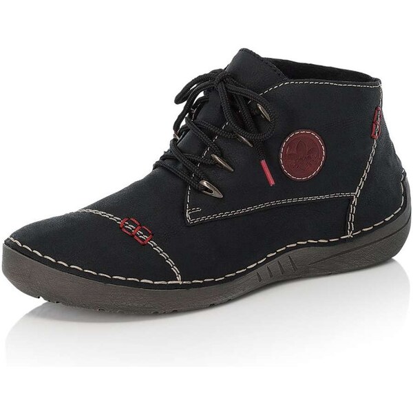 Dámska členková obuv RIEKER 52502-00 čierna W5 18609039