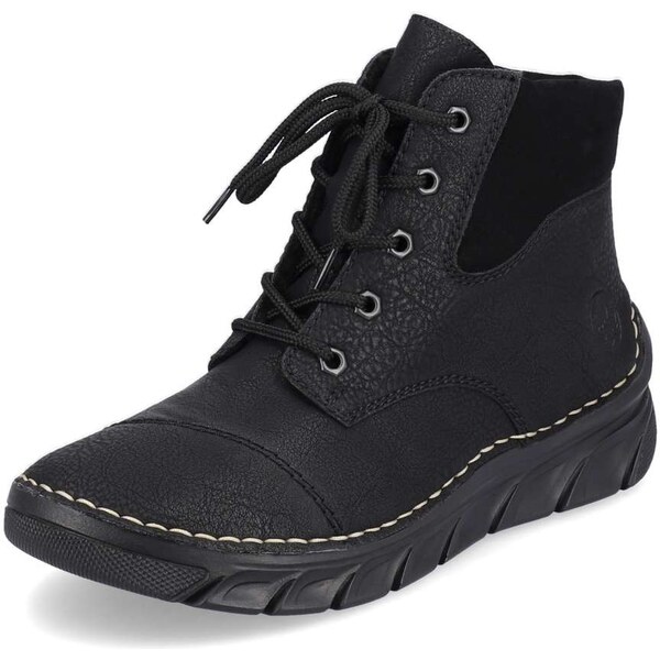 Dámska členková obuv RIEKER 55000-00 čierna W4 55393307