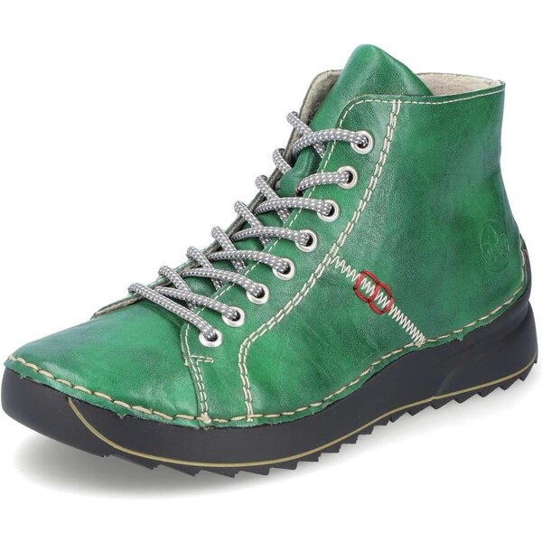 Dámska členková obuv RIEKER 71510-52 zelená W5 64356967