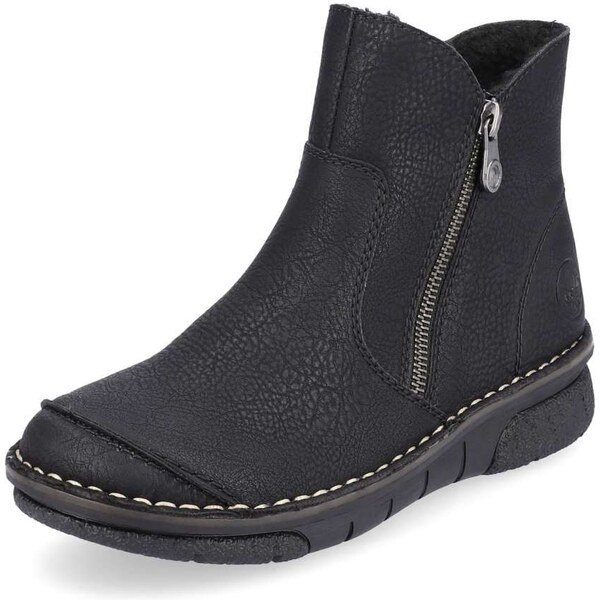 Dámska členková obuv RIEKER 73357-00 čierna W5 56020664