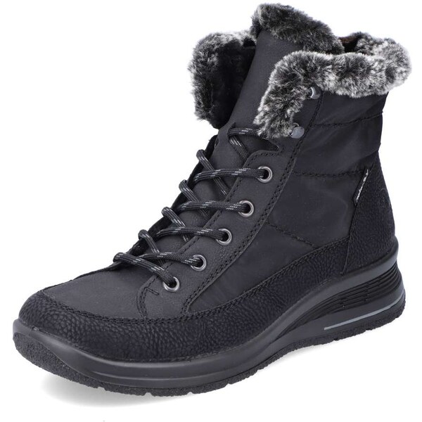 Dámska členková obuv RIEKER L7742-00 čierna W5 35626681