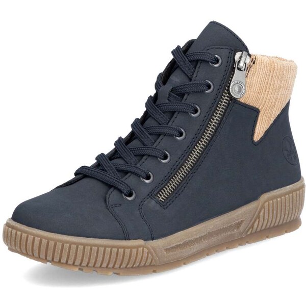 Dámska členková obuv RIEKER N0709-15 modrá W5 55294138