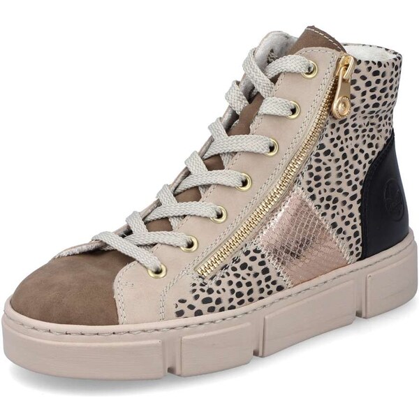 Dámska členková obuv RIEKER N5931-62 béžová W5 44428656