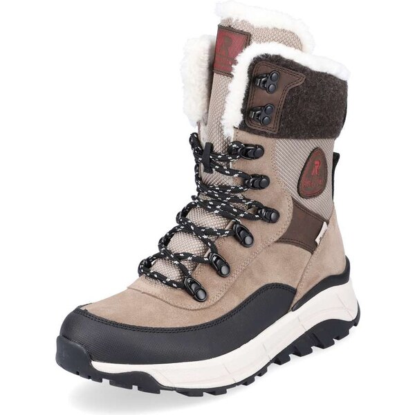 Dámska členková obuv RIEKER REVOLUTION W0066-64 béžová W4 36086425