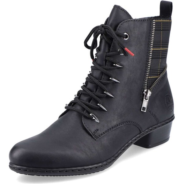 Dámska členková obuv RIEKER Y0700-01 čierna W5 64355016