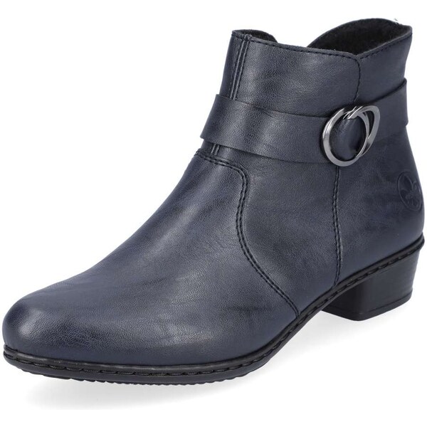 Dámska členková obuv RIEKER Y0775-14 modrá W5 55393340