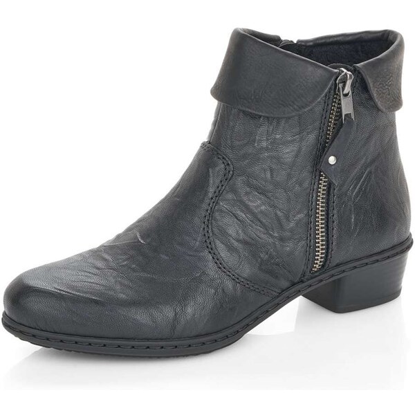 Dámska členková obuv RIEKER Y07A8-01 čierna W5 15564077