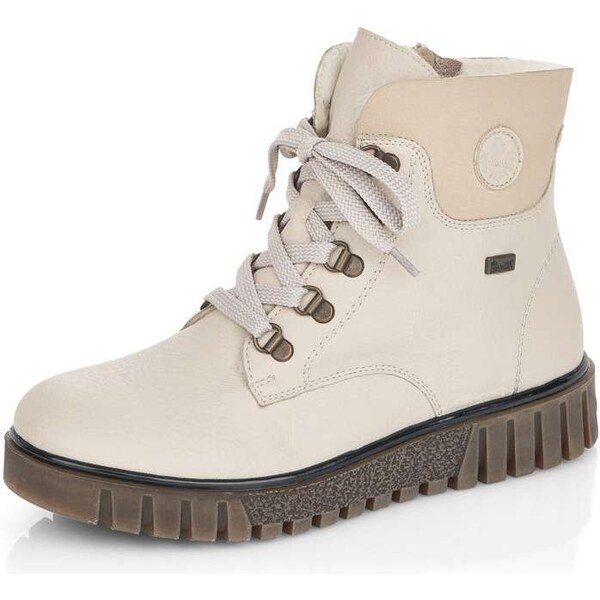 Dámska členková obuv RIEKER Y3433-60 béžová W5 18568158