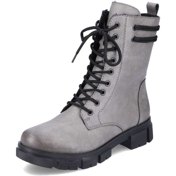 Dámska členková obuv RIEKER Y7117-40 sivá W4 55393345