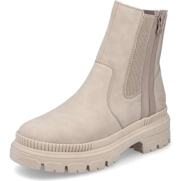 Dámska členková obuv RIEKER Y9373-62 béžová W5 45518688
