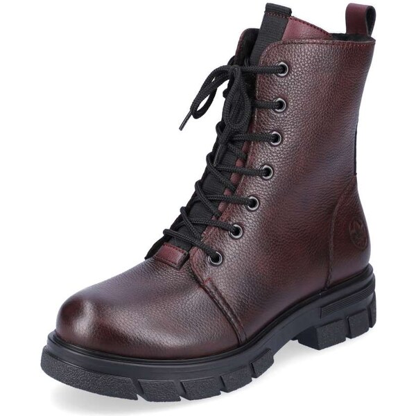 Dámska členková obuv RIEKER Z9116-35 červená W5 35683681