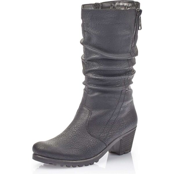 Dámske čižmy RIEKER Y8053-00 čierna W4 15564115