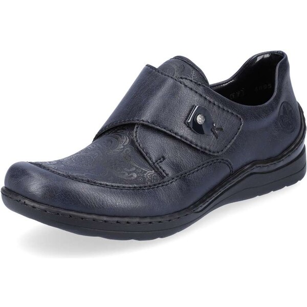 Dámske poltopánky RIEKER 48951-14 modrá W5 34202942