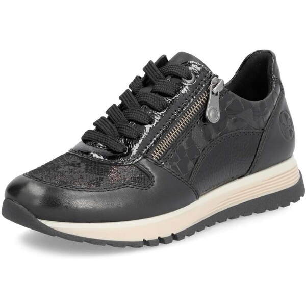 Dámske tenisky RIEKER 49003-00 čierna W5 55294292