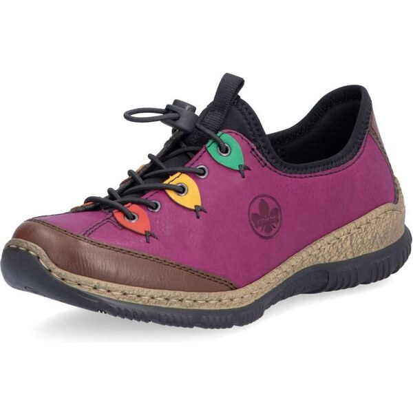 Dámske tenisky RIEKER N3271-30 ružová W5 55294312