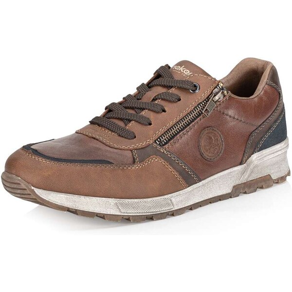 Pánske poltopánky RIEKER 15130-90 hnedá W4 55294385