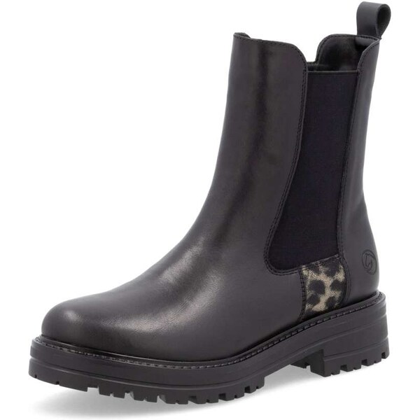 RIEKER Dámska členková obuv REMONTE D2286-03 čierna W4 55294062