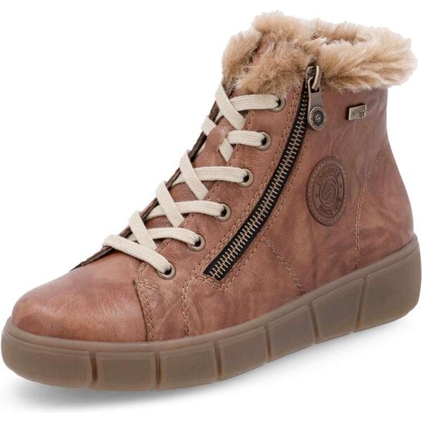 RIEKER Dámska členková obuv REMONTE D1T72-22 hnedá W5 55294058