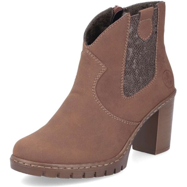 Dámska členková obuv RIEKER Y2554-24 hnedá W4 55715344