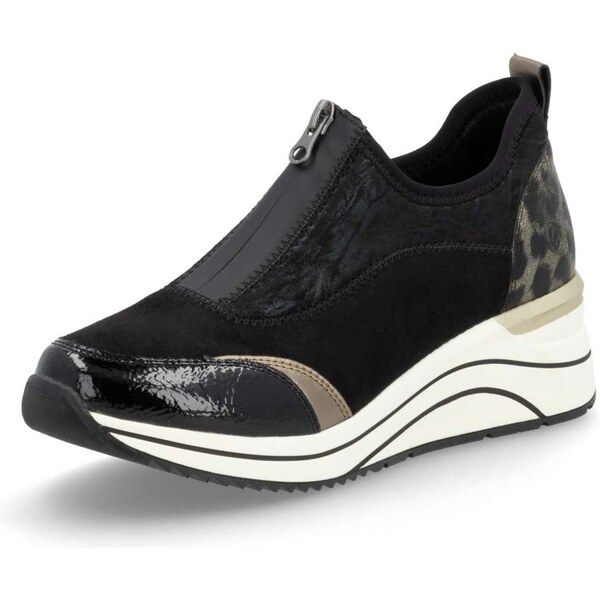 RIEKER Dámske tenisky REMONTE D0T08-02 čierna W5 55715369