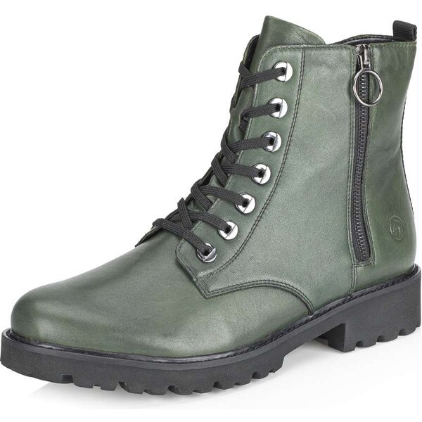 RIEKER Dámska členková obuv REMONTE D8671-55 zelená W4 55816737