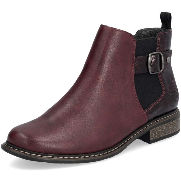 Dámska členková obuv RIEKER Z4965-35 červená W4 55863077