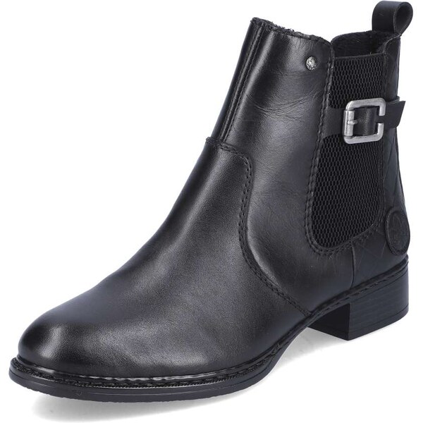 Dámska členková obuv RIEKER 73485-00 čierna W4 34251757