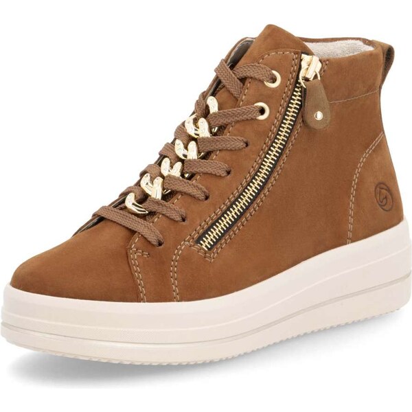 RIEKER Dámska členková obuv REMONTE D1C70-22 hnedá W4 56343191