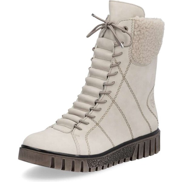 Dámska členková obuv RIEKER Y3467-62 béžová W4 56453046