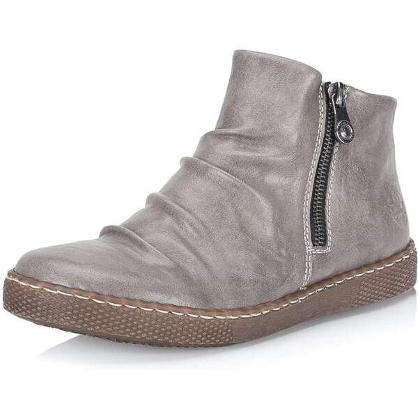 Dámska členková obuv RIEKER Z1263-42 sivá W4 56555958
