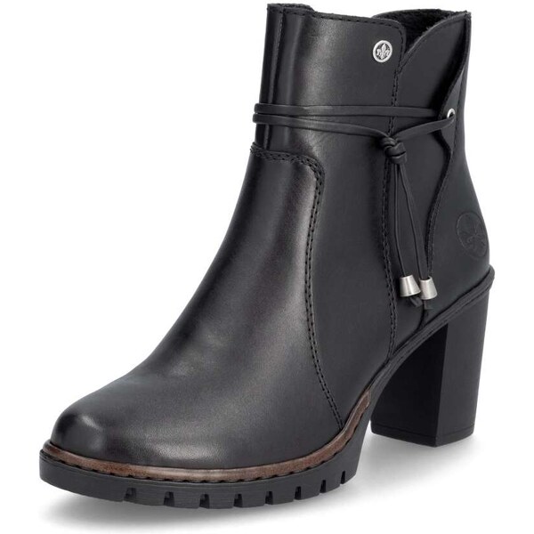 Dámska členková obuv RIEKER Y2567-00 čierna W5 56578413