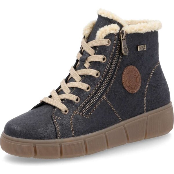 RIEKER Dámska členková obuv REMONTE D1T72-03 čierna W5 56606307