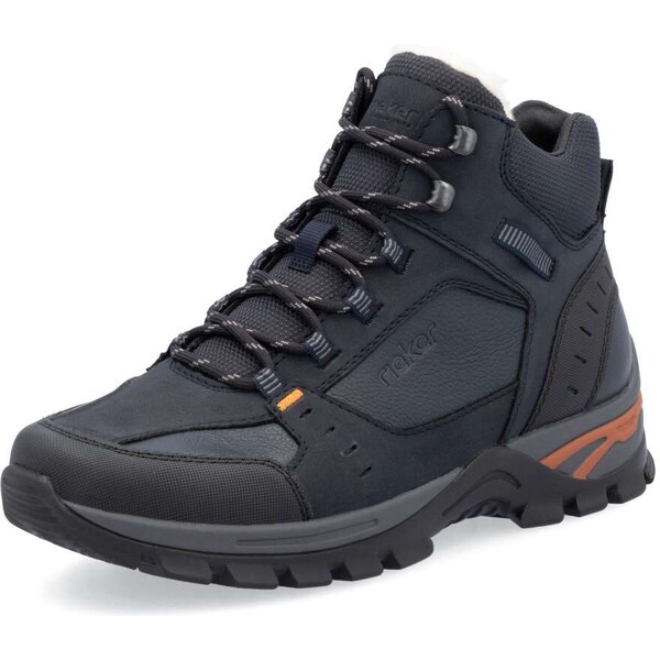 Pánska členková obuv RIEKER B6804-14 modrá W5 56613023