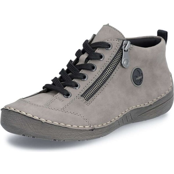 Dámska členková obuv RIEKER 52514-42 sivá W5 55294105