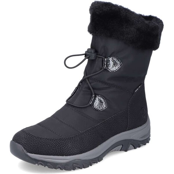 Dámska členková obuv RIEKER M9683-00 čierna W5 47995062