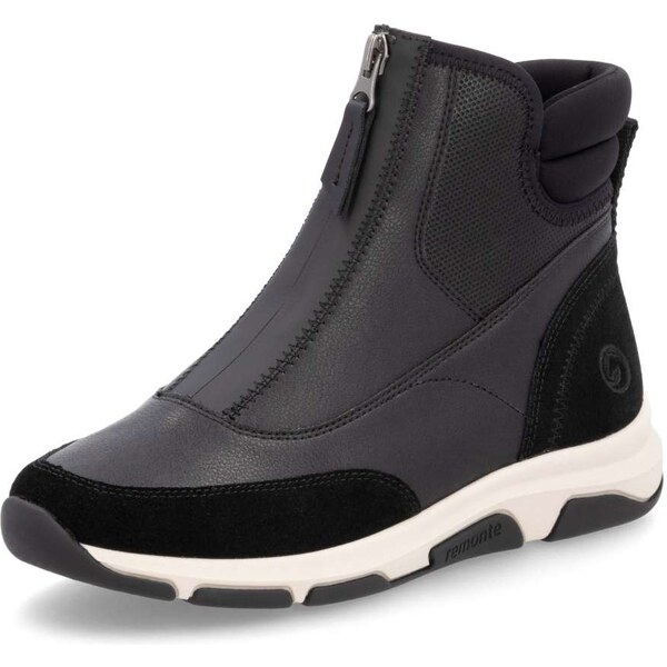 RIEKER Dámska členková obuv REMONTE D1S72-02 čierna W4 56645042