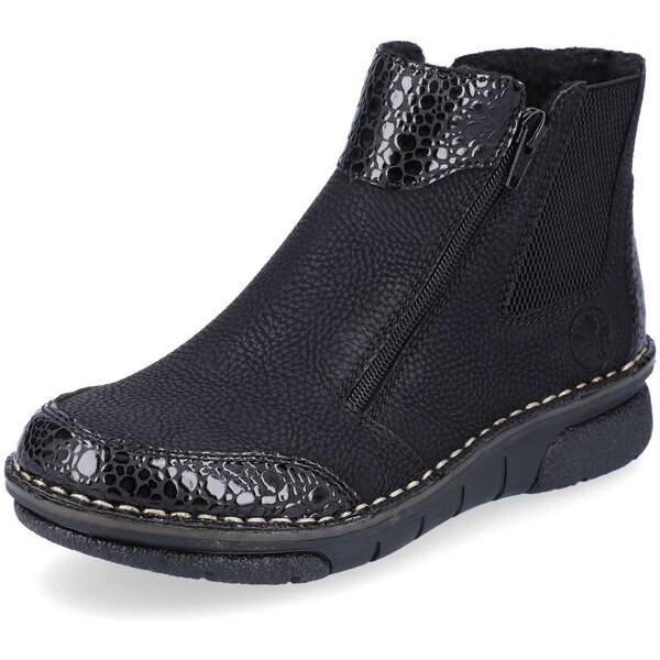 Dámska členková obuv RIEKER 73355-00 čierna W5 56645075