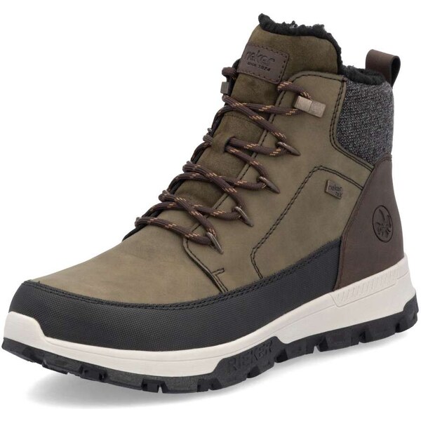 Pánska členková obuv RIEKER 35540-54 zelená W4 56817085