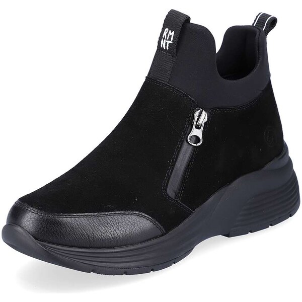 RIEKER Dámska členková obuv REMONTE D6676-03 čierna W4 56914248