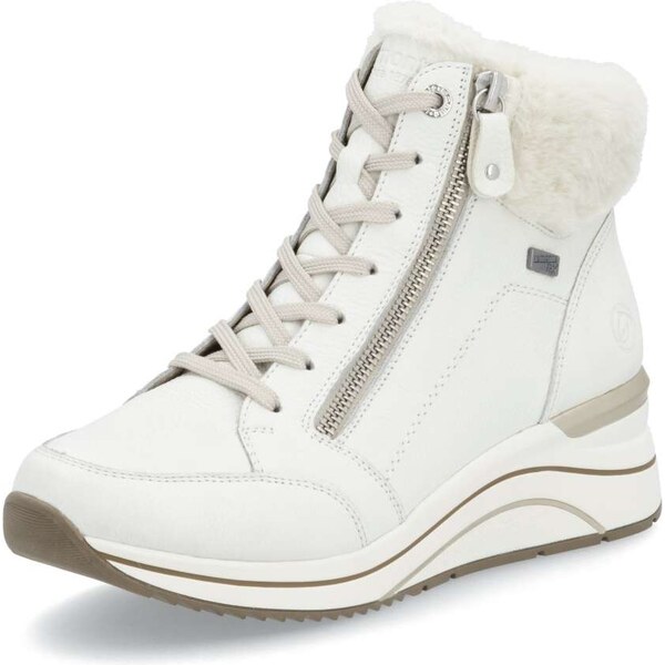 RIEKER Dámska členková obuv REMONTE D0T77-80 biela W5 57021333
