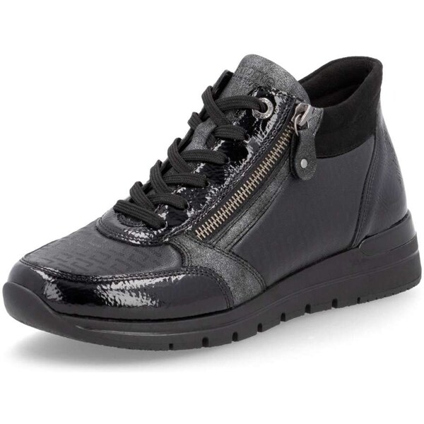 RIEKER Dámska členková obuv REMONTE R6772-03 čierna W4 57020268